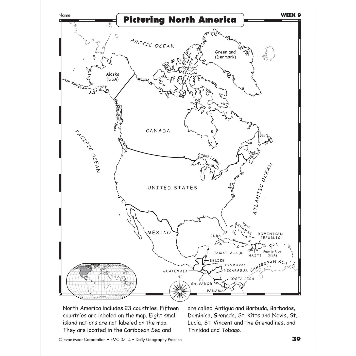 Daily Geography Practice, Grade 5