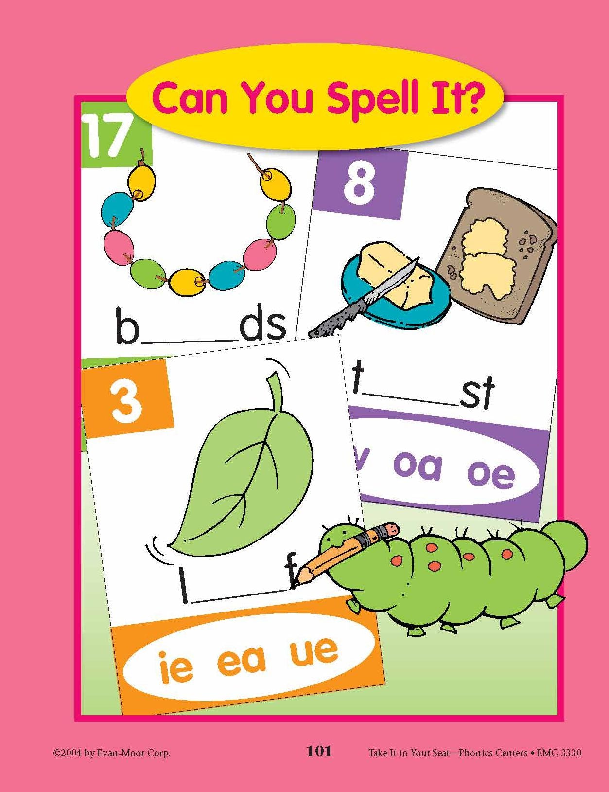 Take It to Your Seat Phonics Centers - Level D, Grades 2-3