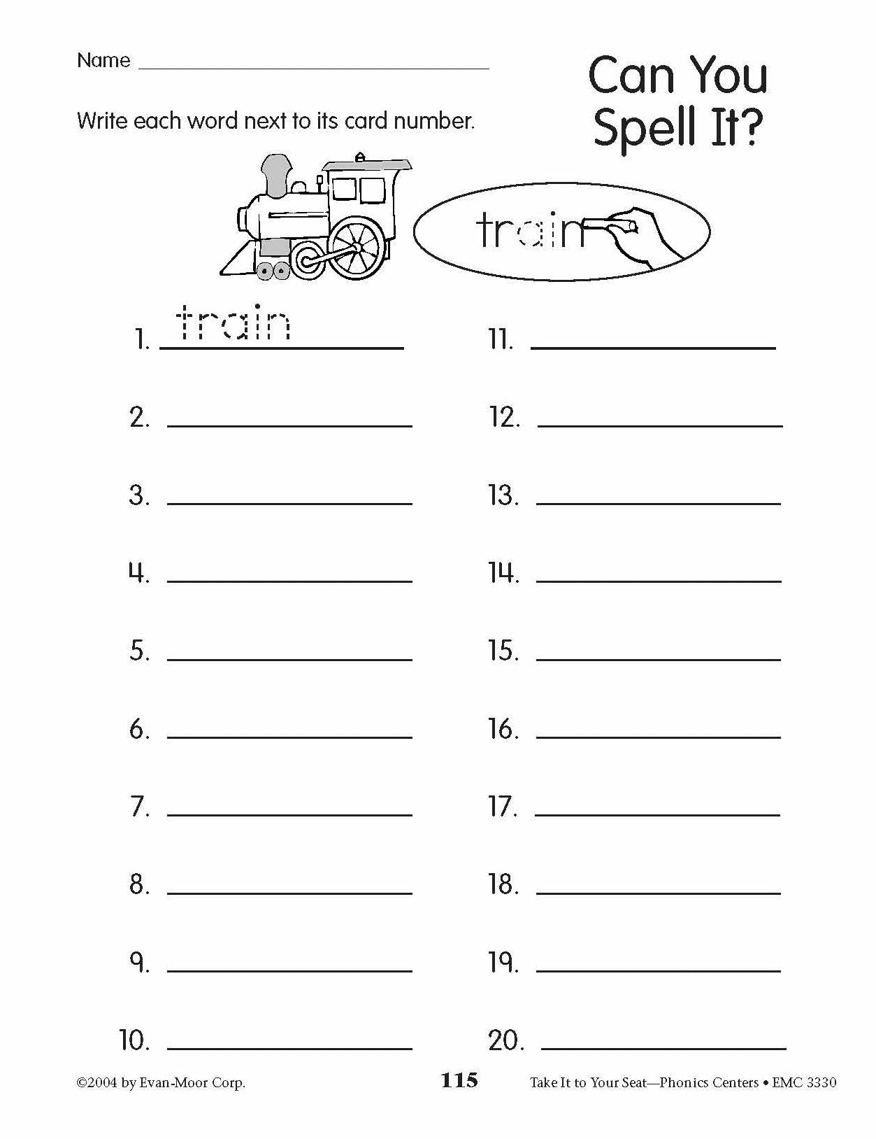 Take It to Your Seat Phonics Centers - Level D, Grades 2-3