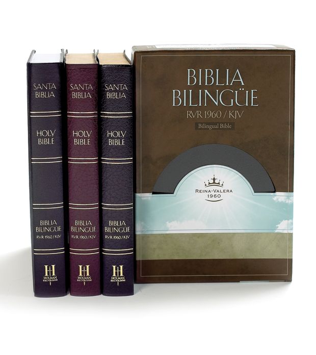 RVR 1960/KJV Bilingual Bible (Black Bonded Leather)