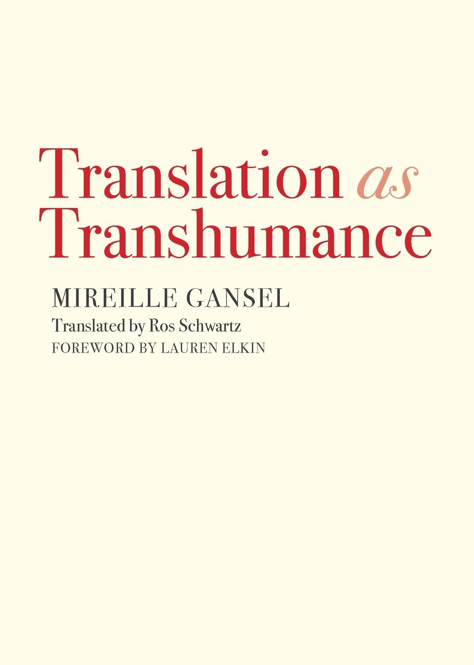 Translation as Transhumance