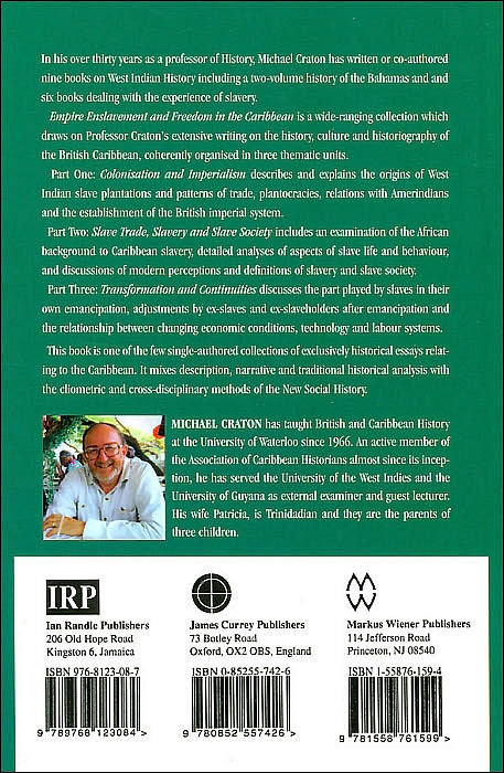 Empire, Enslavement and Freedom in the Caribbean