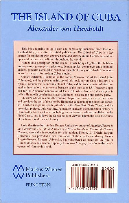 Island of Cuba: A Political Essay