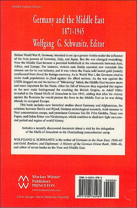 Germany and the Middle East, 1871-1945