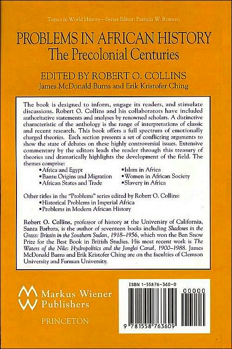 Problems in African History: The Precolonial Centuries