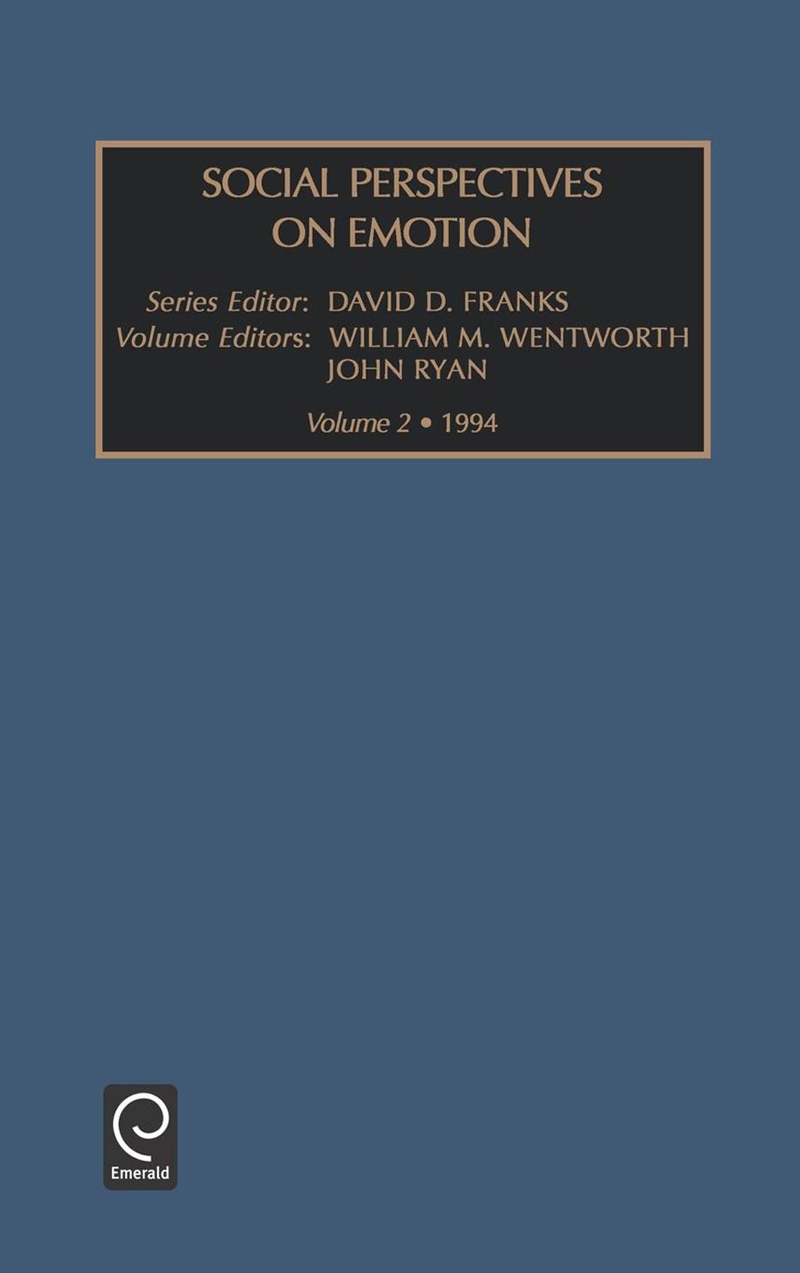 Social perspectives on emotion, Volume 2