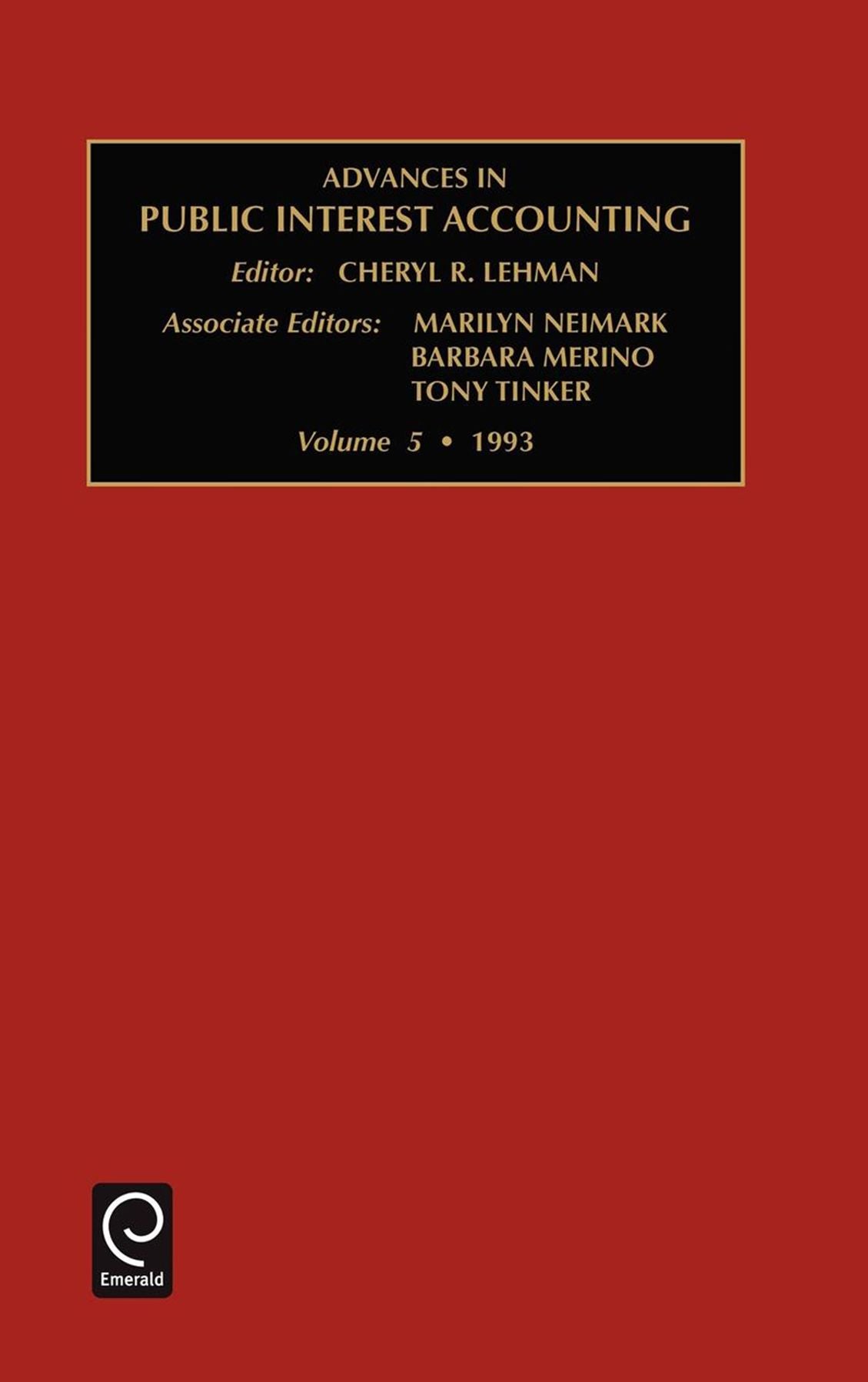 Advances in public interest accounting , Volume 5