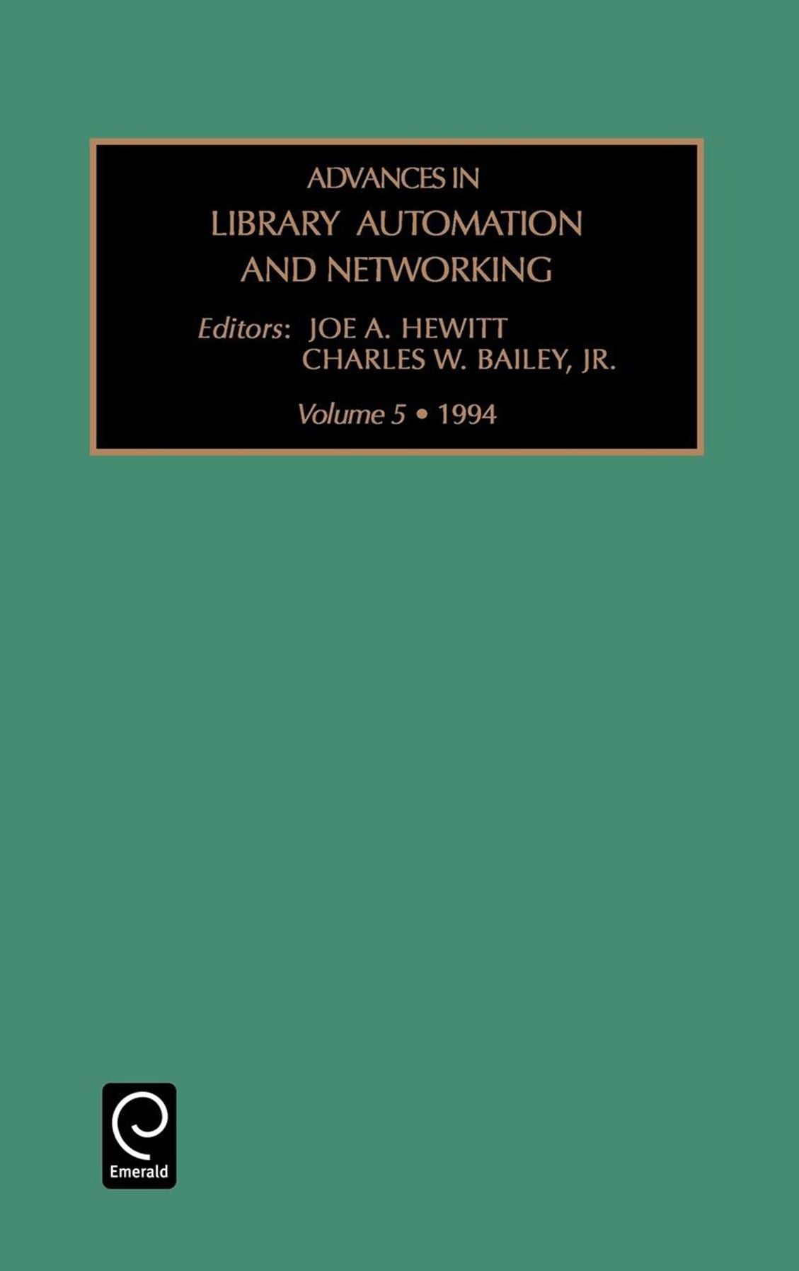 Advances in Library Automation and Networking, Volume 5