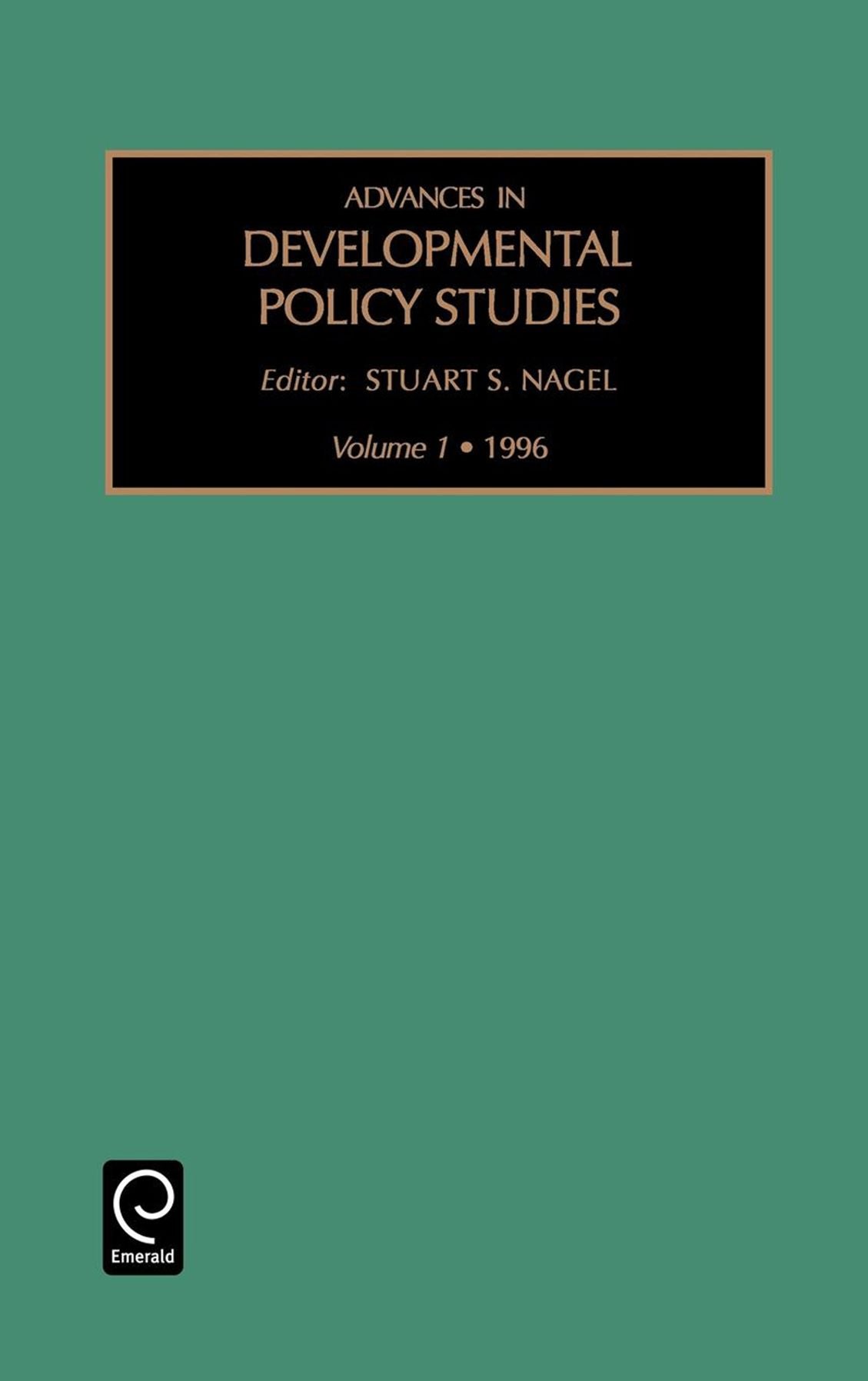 Advances in developmental policy studies, Volume 1