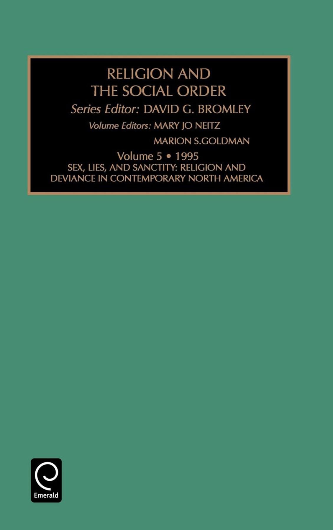 Religion and the social order, Volume 5