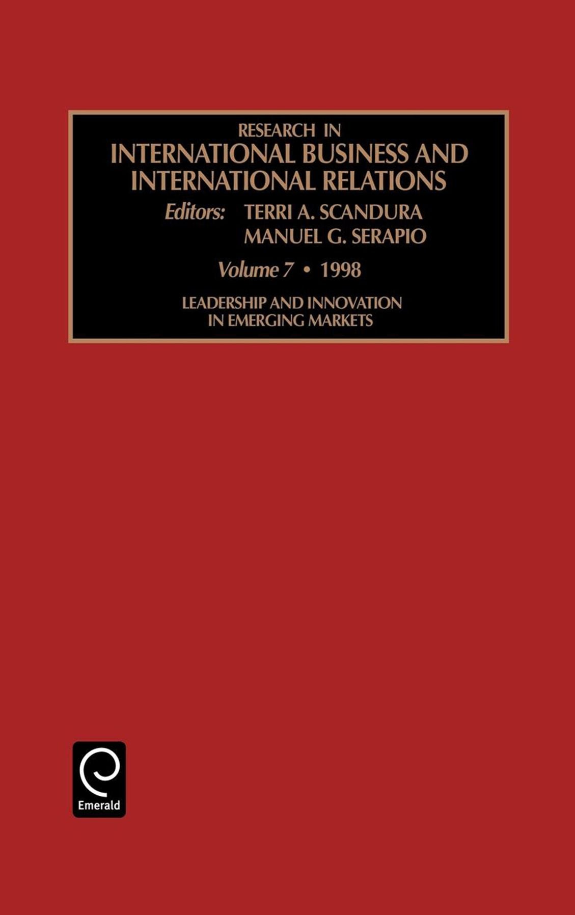 Leadership and Innovation in Emerging Markets. Volume 7