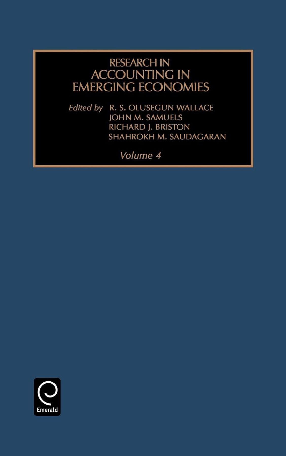 Research in Accounting in Emerging Economies, Volume 4