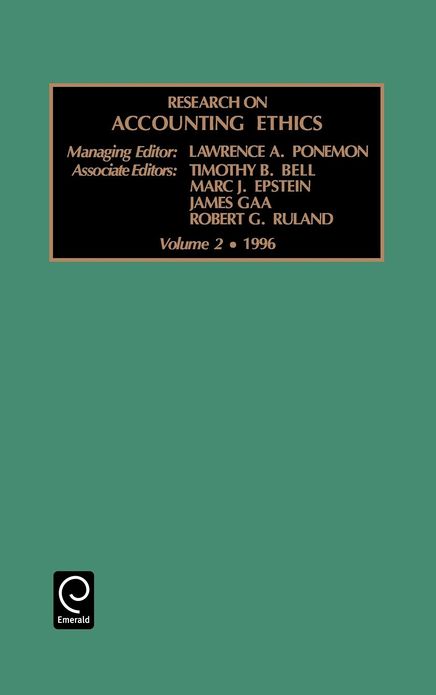 Research in accounting ethics, Volume 2