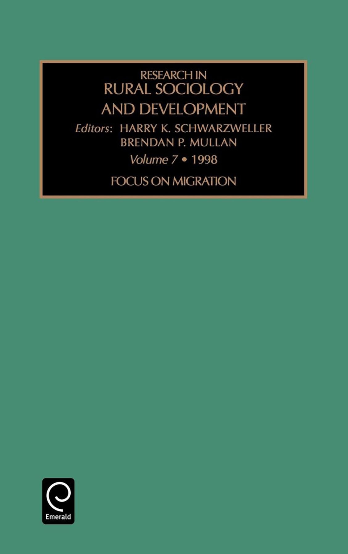 Research in rural sociology and development, Volume 7