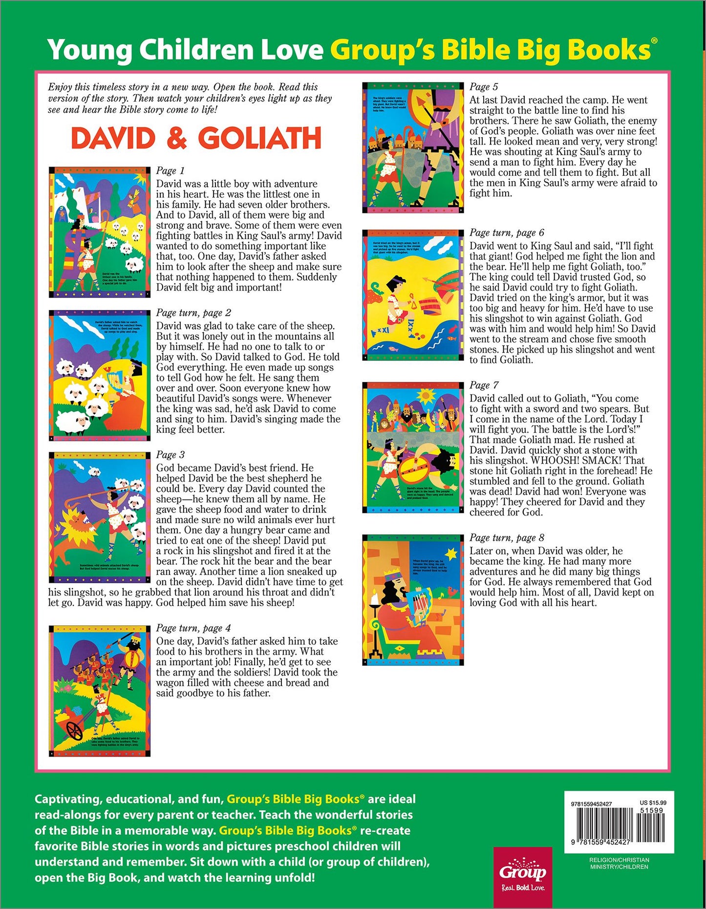Bible Big Books: David & Goliath