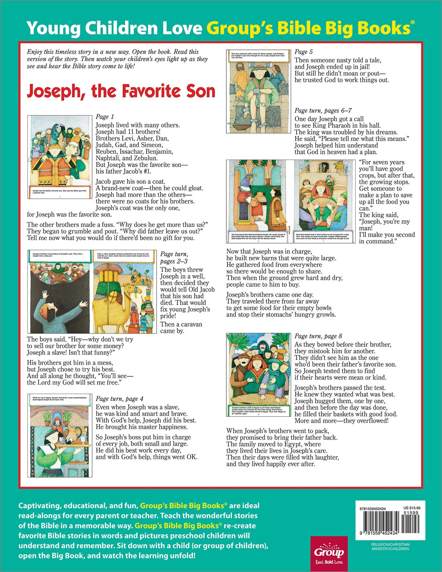 Bible Big Books: Joseph, the Favorite Son