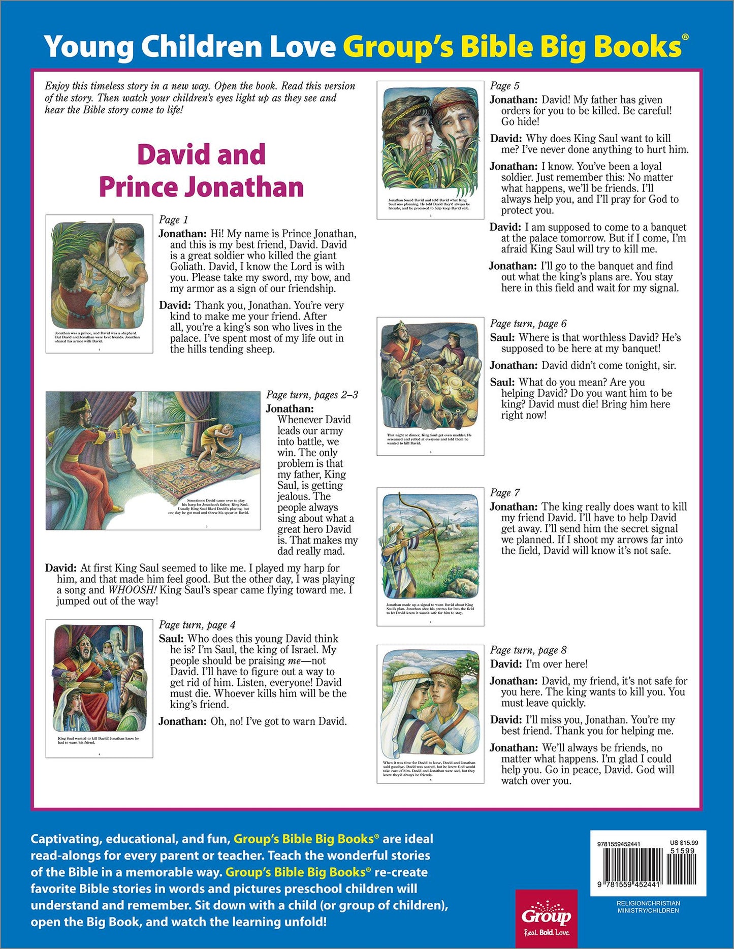 Bible Big Books: David & Prince Jonathan