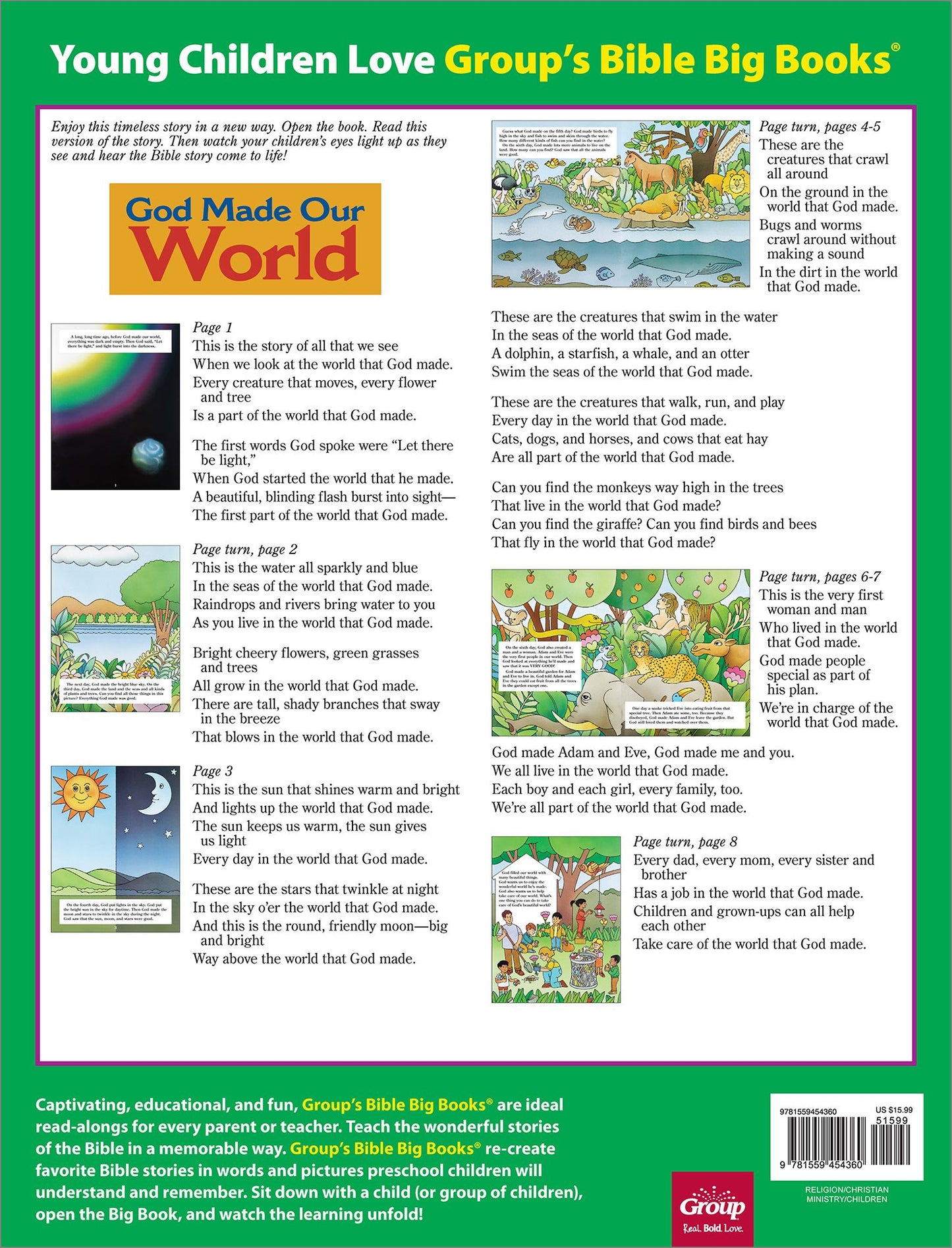 Bible Big Books: God Made Our World