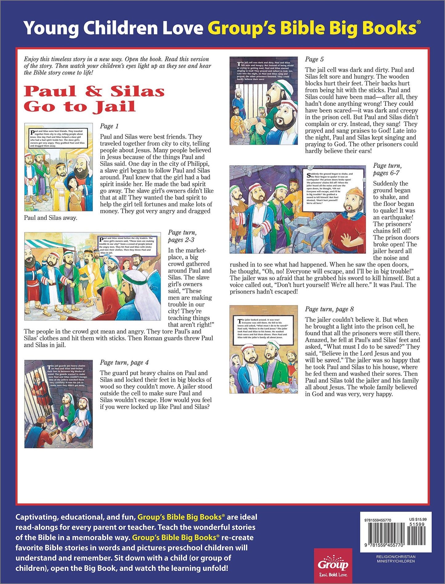 Bible Big Books: Paul & Silas Go to Jail