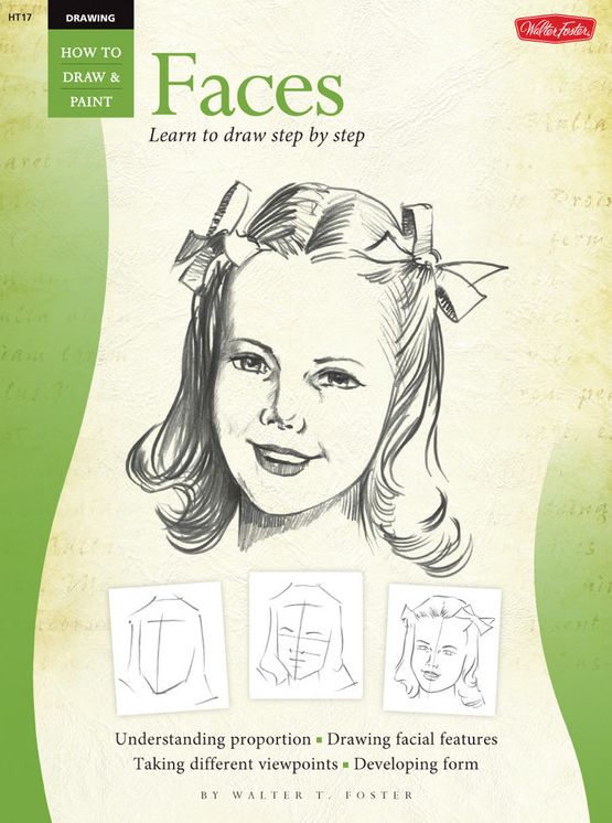Drawing: Faces: Learn to paint step by step