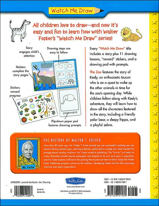 The Zoo: A step-by-step drawing & story book