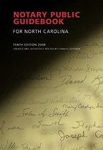 Notary Public Guidebook for North Carolina