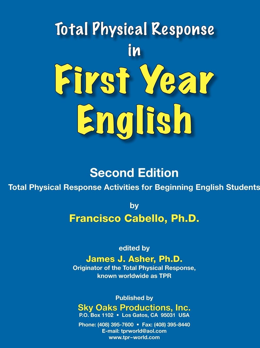 Total Physical Response in First Year English