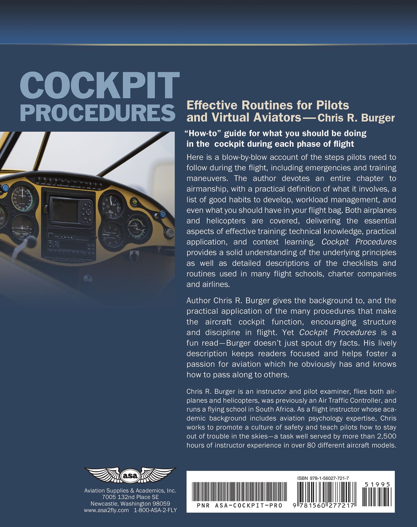 Cockpit Procedures: Effective Routines for Pilots and Virtual Aviators