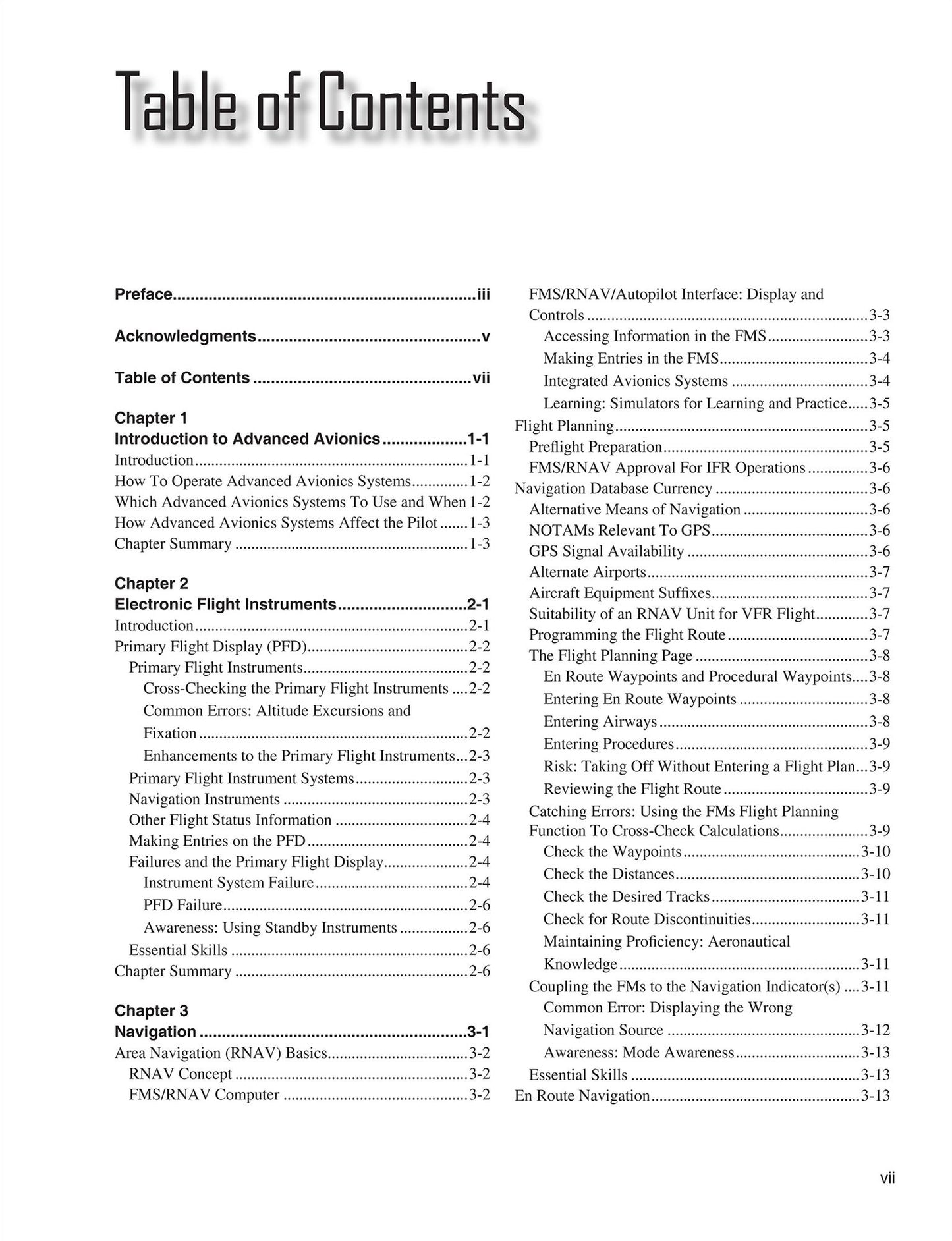 Advanced Avionics Handbook: FAA-H-8083-6