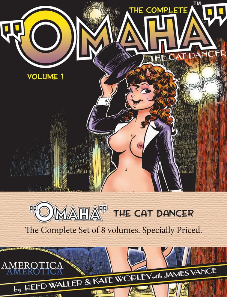 The Complete "Omaha" the Cat Dancer set of 8 volumes