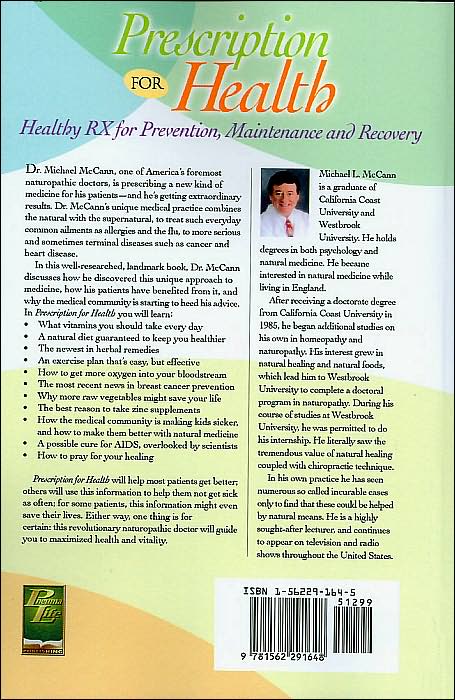 Presciption For Health