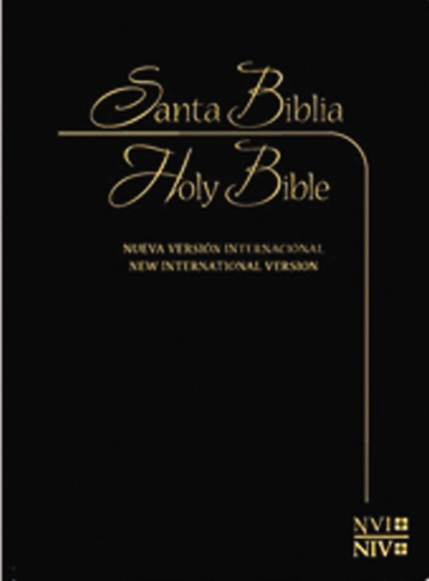 NVI / NIV Spanish/English Bible ? Black Leatherlike