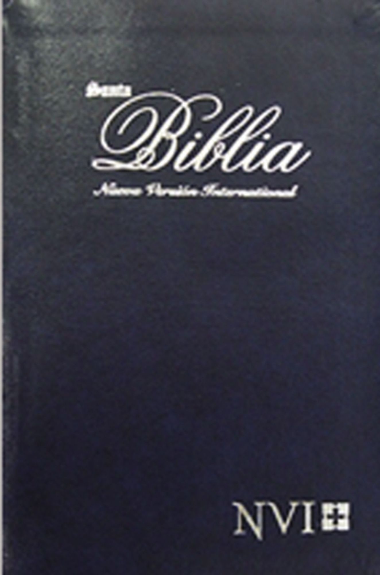NVI Spanish Slimline Bible with Concordance - Blue Imitation Leather