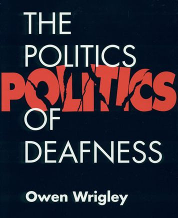 The Politics of Deafness