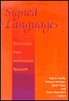 Signed Languages: Discoveries from International Research