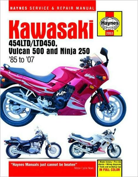 Kawasaki EN450, 500 Twins & Ninja 250, 1985-2007