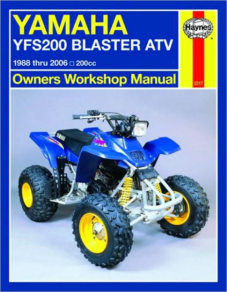 Yamaha YFS200 Blaster ATV: 1988 thru 2006, 200cc