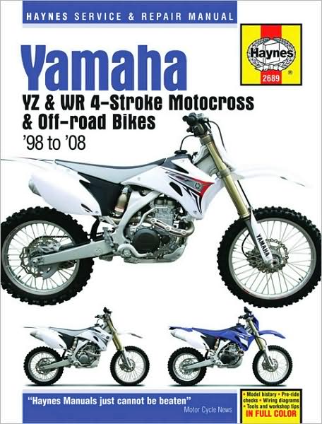 Yamaha YZ & WR 4-Stroke Motocross & Off-road Bikes, '98-'08