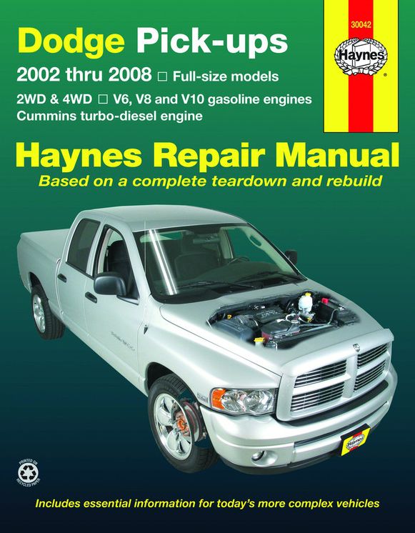 Dodge Pick-ups: 2002 thru 2008