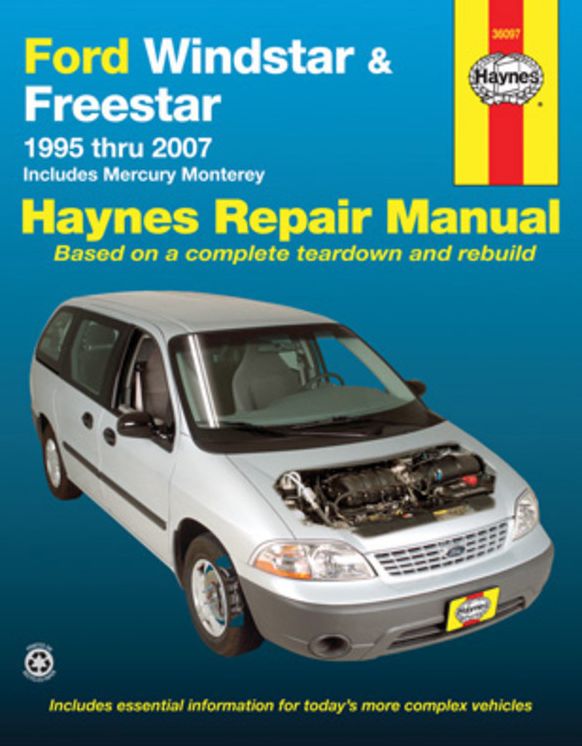 Ford Windstar & Freestar 1995 thru 2007