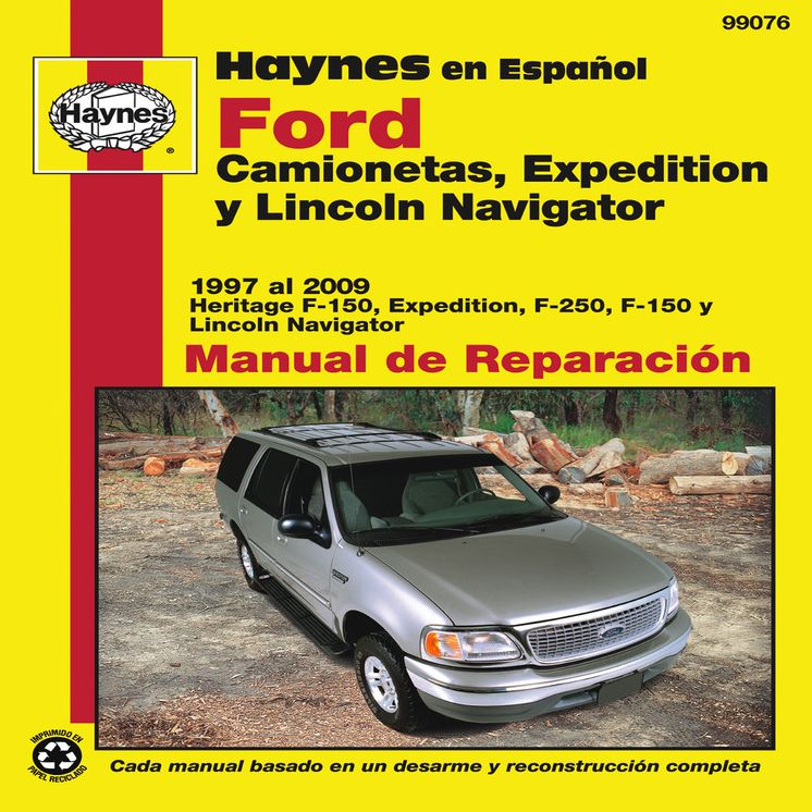 Ford Camionetas, Expedition y Lincoln Navigator Manual de Reparacion