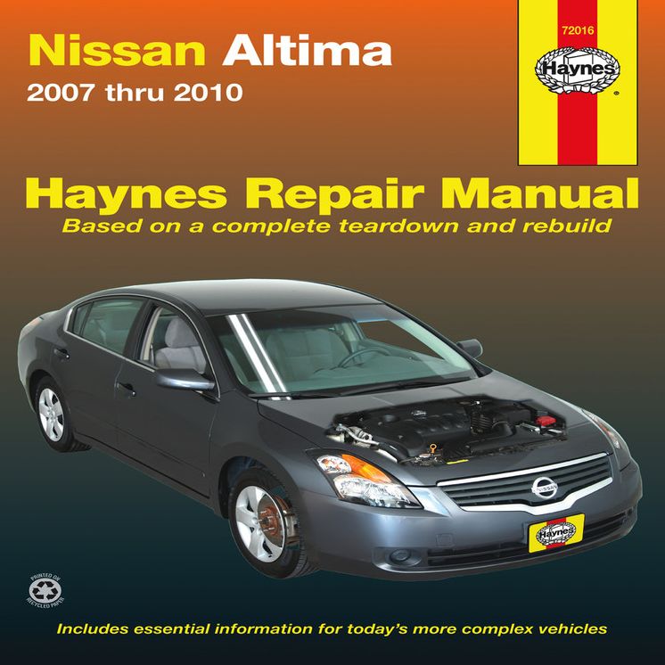 Nissan Altima 2007 thru 2010: 2007 thru 2010