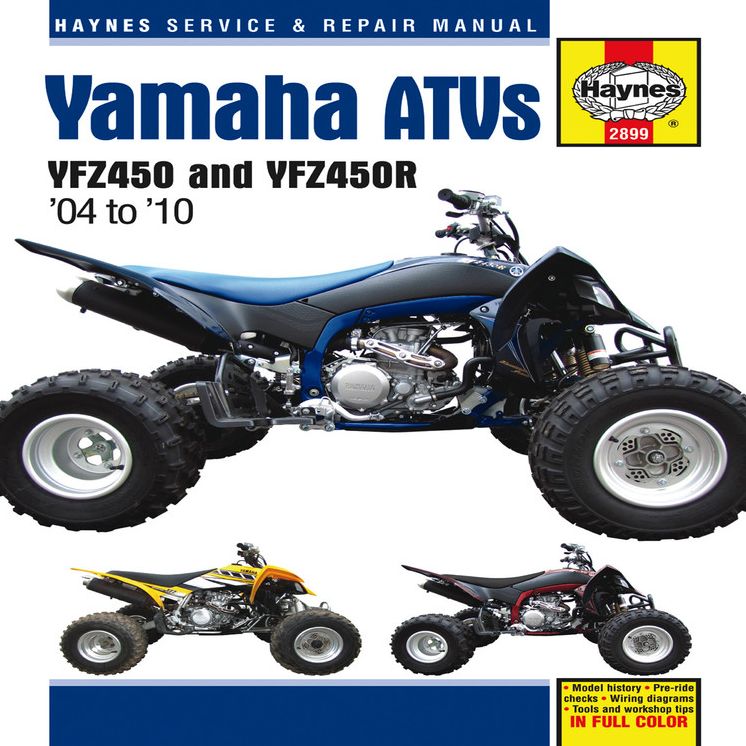 Yamaha ATVs 2004 to 2010: YFZ450 and YFZ450R