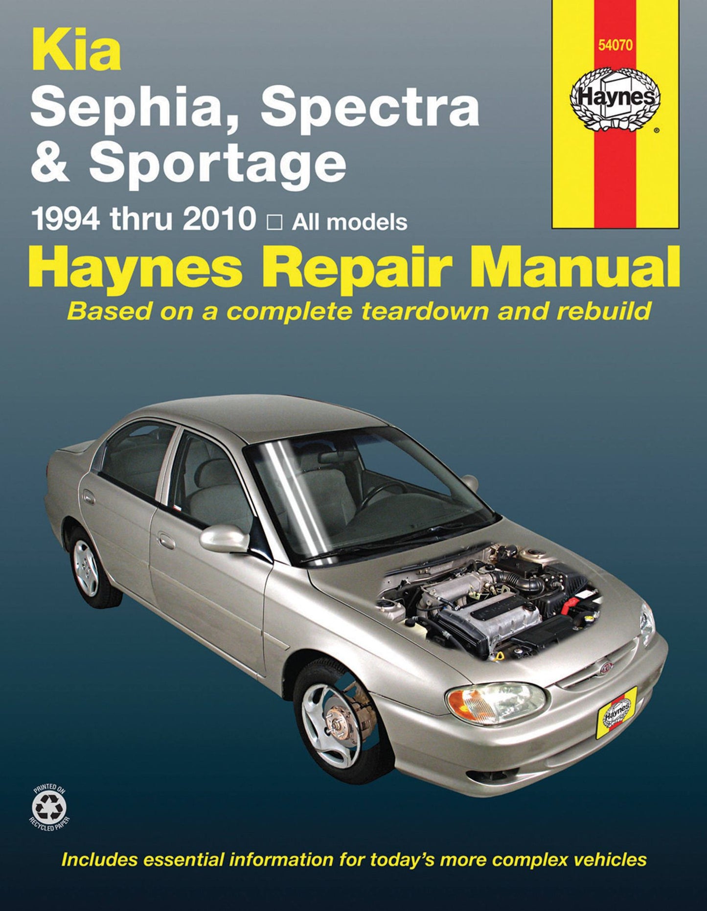 Kia Sephia, Spectra and Sportage: covering Sephia (1994 thru 2001), Spectra (2000 thru 2009) and Sportage (2005 thru 2010)