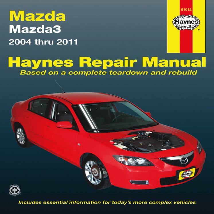 Mazda3 2004 thru 2011