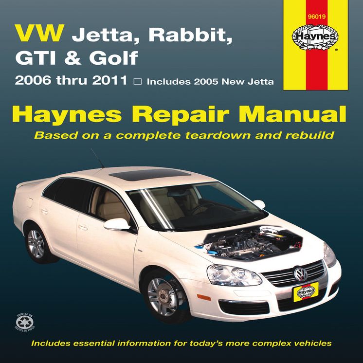 VW Jetta, Rabbit, GTI & Golf: 2006 Thru 2011 - Includes 2005 New Jetta