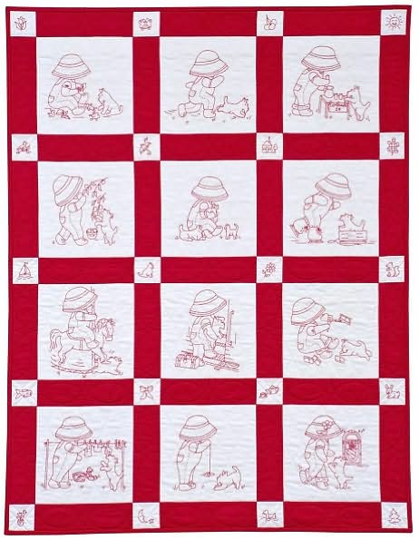 Sunbonnet Sue and Scottie at Play: Designs in Redwork and Applique