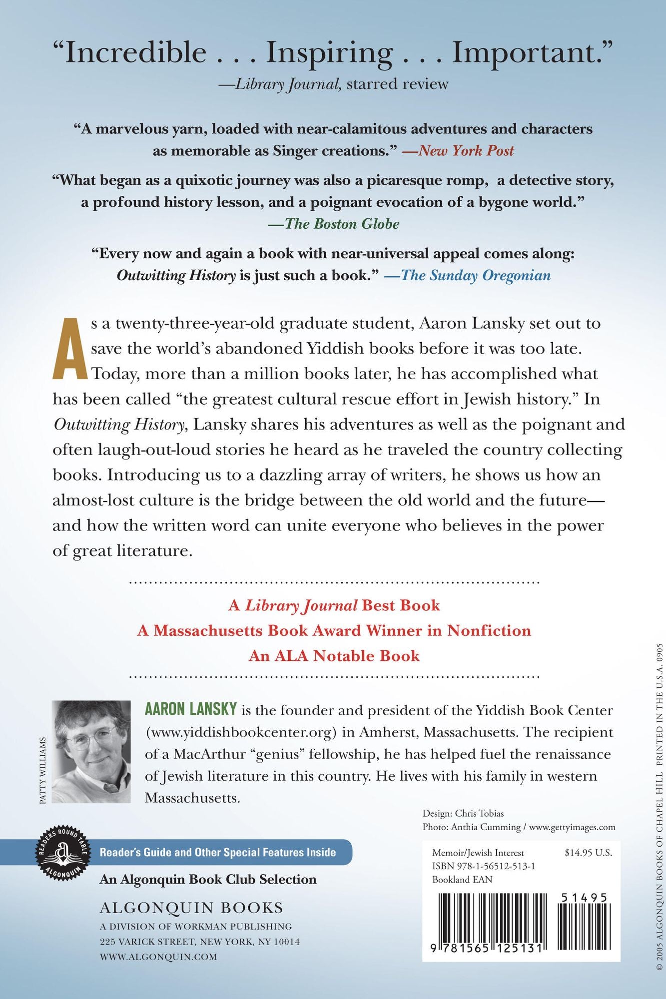 Outwitting History: The Amazing Adventures of a Man Who Rescued a Million Yiddish Books