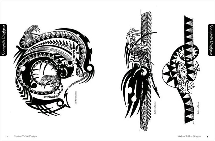 Modern Tribal Tattoo Designs