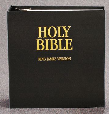 Kjv Loose-Leaf Bible with Binder